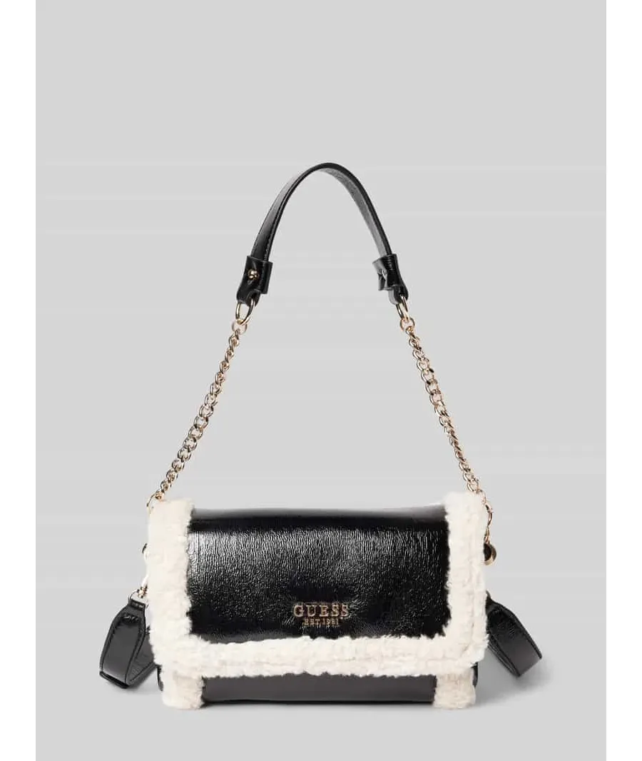 obrazek 1 Torebka z aplikacją z logo i futerkiem model ‘DAVIKA’