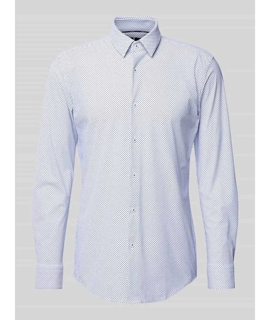 obrazek 1 Koszula biznesowa o kroju slim fit z kołnierzykiem typu kent model ‘Hank’
