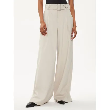 Zdjęcie Gestuz Spodnie materiałowe Editha 10908856 Beżowy Relaxed Fit