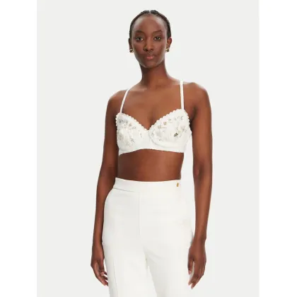 Zdjęcie Elisabetta Franchi Biustonosz braletka RG00252E2 360 Biały Slim Fit