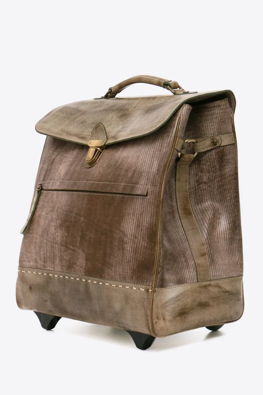 obrazek 1 Oryginalna skórzana torba na kółkach dla podróżujących - Terrida