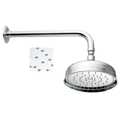 Zdjęcie Okrągła głowica prysznicowa zapobiegająca osadzaniu się kamienia Ø20 cm - Officina Nicolazzi