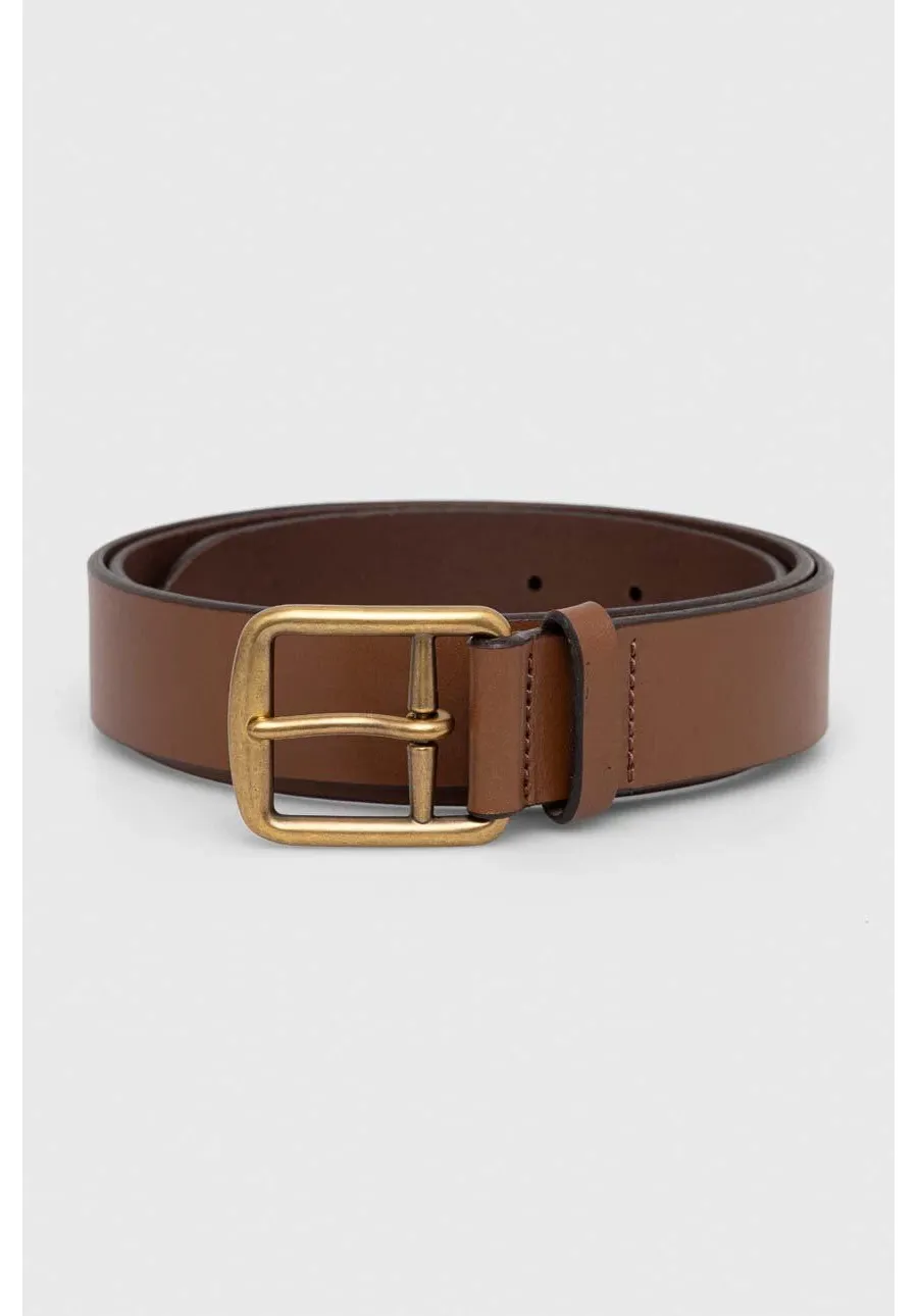 obrazek 1 Polo Ralph Lauren pasek skórzany męski kolor brązowy