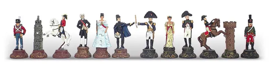 obrazek 1 Zdobione szachy Bitwa pod Waterloo