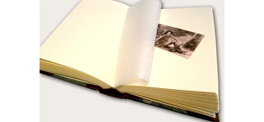 picture 2  Hand crafted photo album leather-paper 060-antico 
