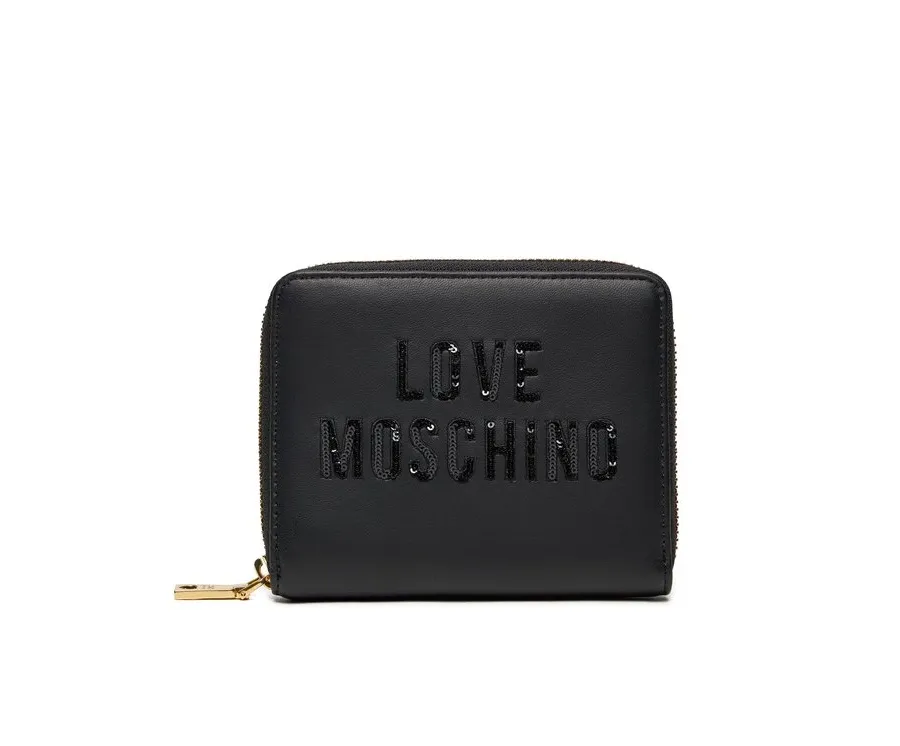 obrazek 1 LOVE MOSCHINO Duży Portfel Damski JC5635PP0IKK0000 Czarny