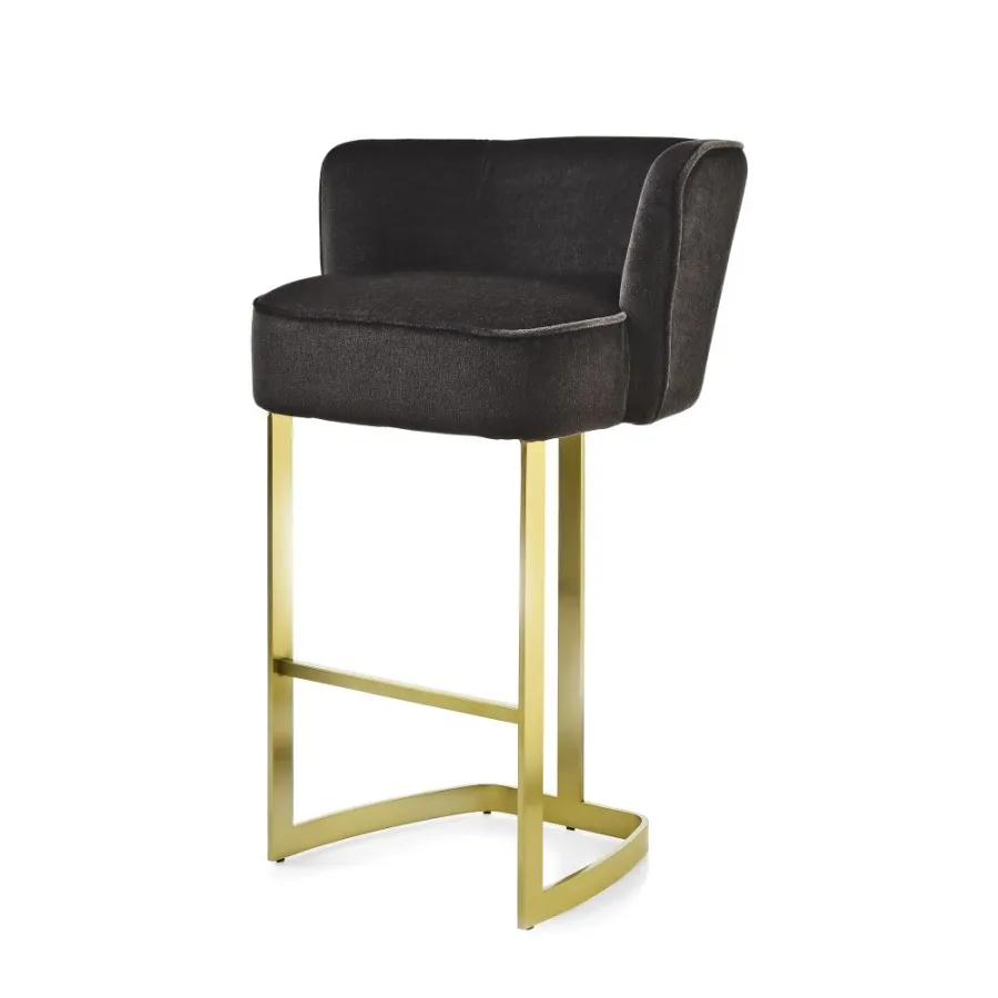 obrazek 1 Wyjątkowe krzesło z metalową podstawą H.106xL.66xP.55 cm