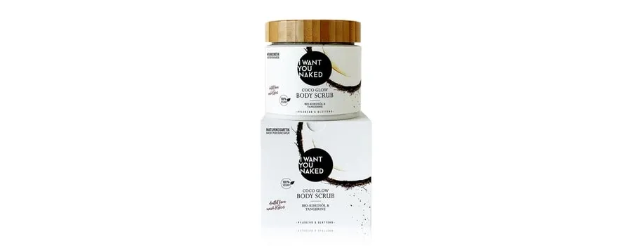 obrazek 1 I WANT YOU NAKED Coco Glow Peeling do ciała 500 ml