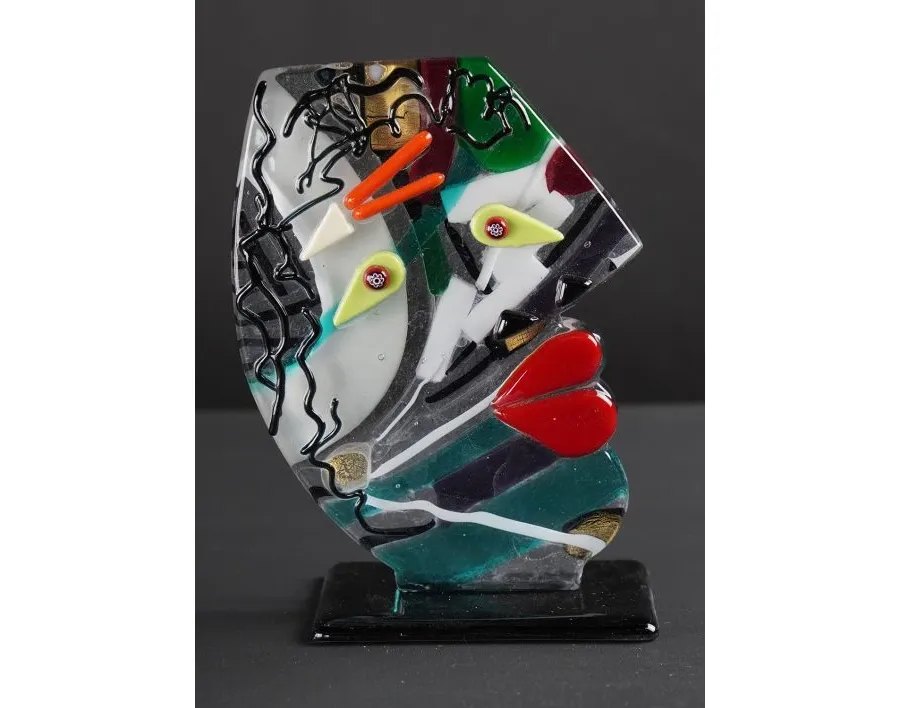 obrazek 1 Gustowna rzeźbaPicasso Pop Art Abstrakcyjne szkło Murano