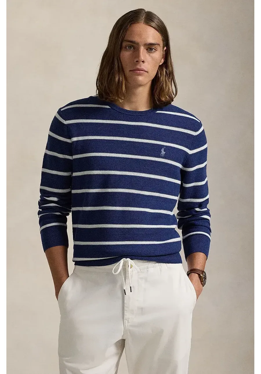 obrazek 1 Polo Ralph Lauren sweter bawełniany kolor niebieski  710955764