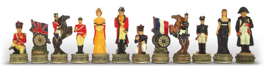 obrazek 1 Zestaw szachów ręcznie malowanych Bitwa pod Waterloo