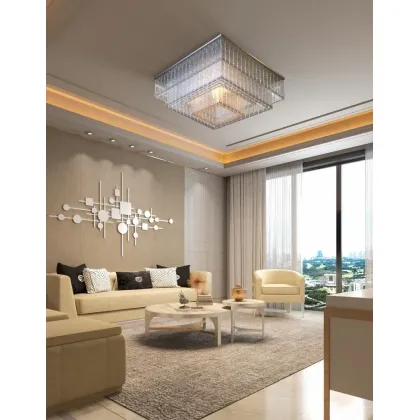 Zdjęcie Elegancka lampa sufitowa wykonana ręcznie ze szkła murano - prosto z Włoch