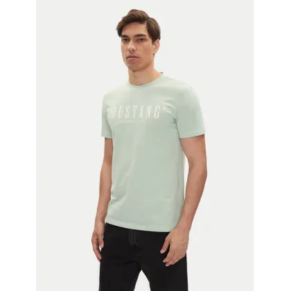 Zdjęcie Mustang T-Shirt Austin 1016480 Zielony Regular Fit
