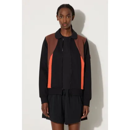 Zdjęcie Wood Wood bluza Evonn x Fila damska kolor czarny wzorzysta 688378.B028-BLACK