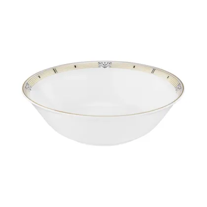 Zdjęcie Luksusowa okrągła porcelanowa miska o subtelnym pięknym zdobieniu – Tettau