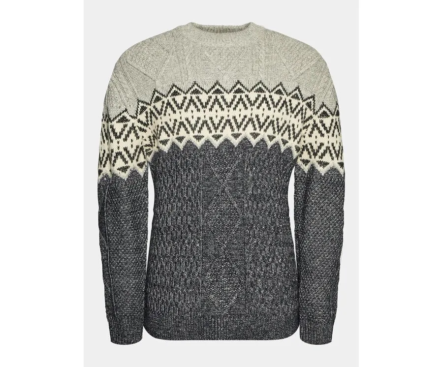obrazek 1 Lindbergh Sweter 30-805002 Niebieski Relaxed Fit