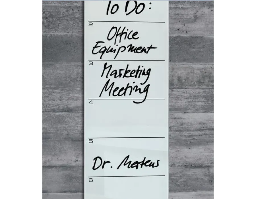 picture 1 Magnetic Glass Board artverum 100x65 cm