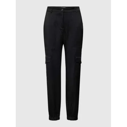 Zdjęcie Spodnie cargo o kroju slim fit z ozdobnymi szwami model ‘KARO’