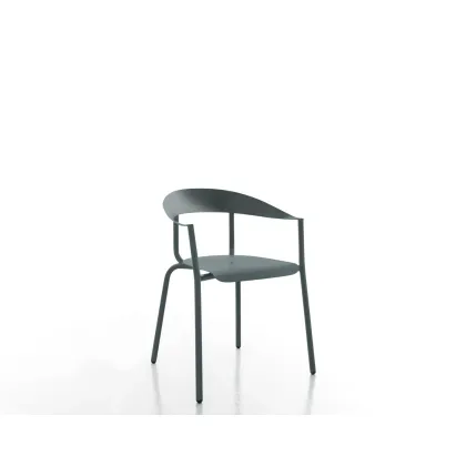 Zdjęcie Włoski stylowy fotel o minimalistycznym designie