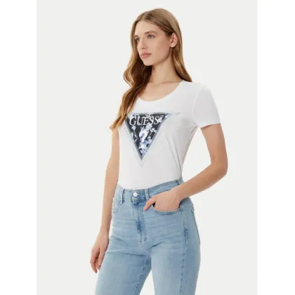 Zdjęcie Guess T-Shirt W5RI00 J1314 Biały Regular Fit