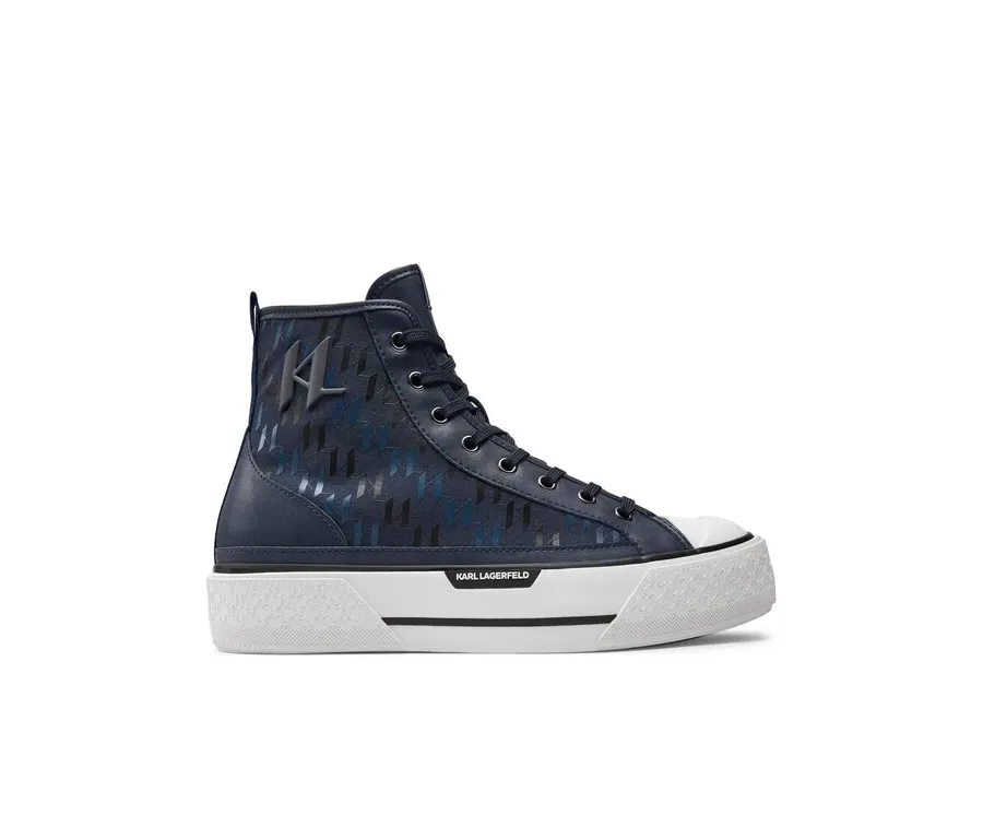 obrazek 1 KARL LAGERFELD Trampki KL50454 Granatowy