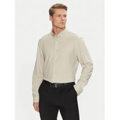 Zdjęcie Calvin Klein Koszula Pique Jersey Shirt K10K113311 Beżowy Regular Fit