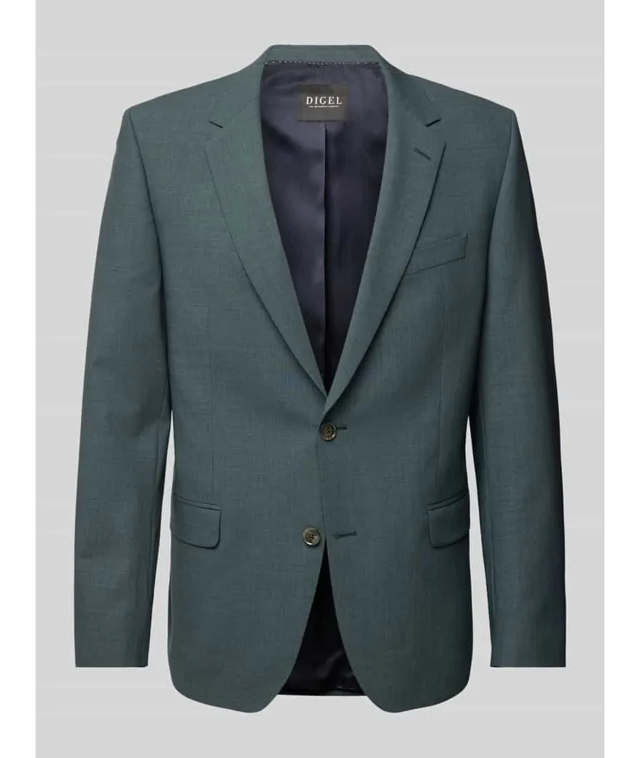 obrazek 1 Marynarka na dwa guziki o kroju modern fit z żywej wełny model ‘Damian’