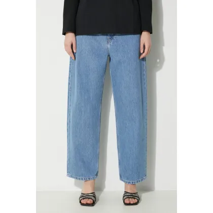Zdjęcie Carhartt WIP jeansy Brandon Pant damskie high waist I031918.112