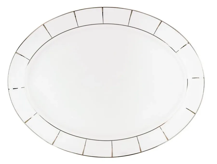 obrazek 1 Owalny porcelanowy talerz 35 cm Excentric