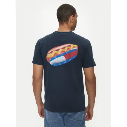 Zdjęcie Tommy Jeans T-Shirt Fun Novelty DM0DM18552 Granatowy Regular Fit