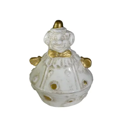 Zdjęcie Luksusowy słoik ceramiczny złoty klaun - Virginia Casa