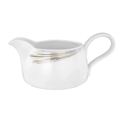 Zdjęcie Porcelanowa luksusowa sosjerka zdobiona nowoczesnym wzorem - Seltmann Weiden