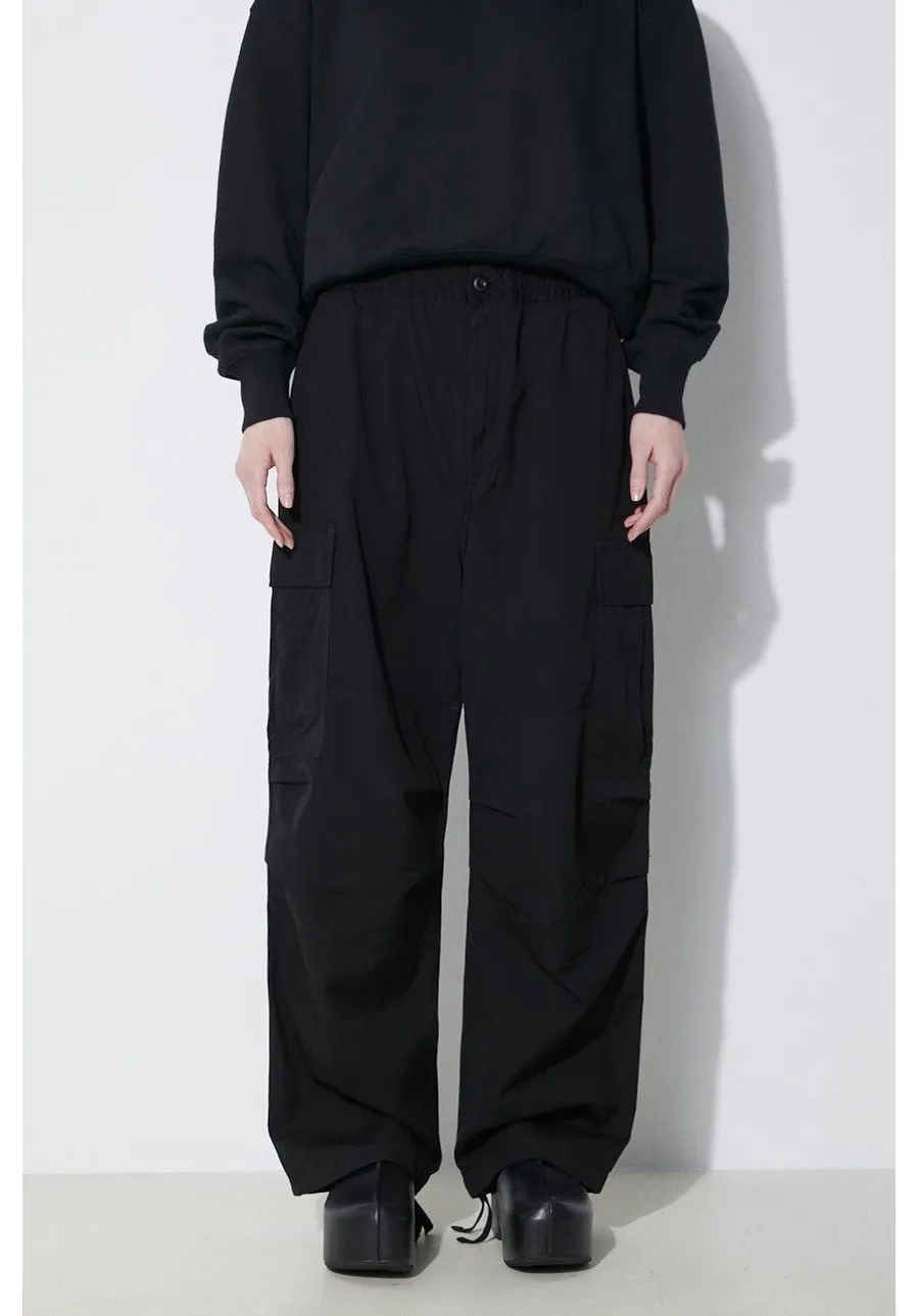 obrazek 1 Carhartt WIP spodnie Jet Cargo Pant damskie kolor czarny fason cargo high waist I032260.8902