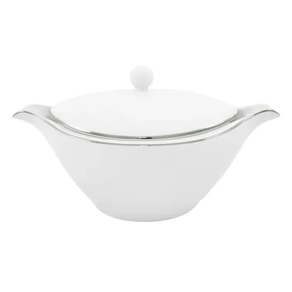Zdjęcie Śliczna owalna waza z porcelany - Porcel