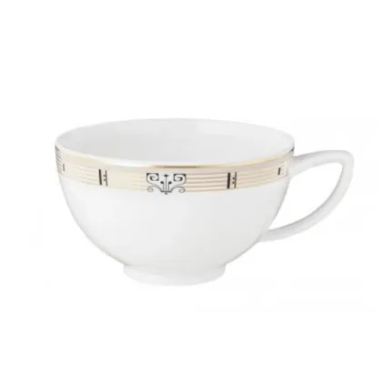 Zdjęcie Ekskluzywna mała porcelanowa filiżanka do herbaty o subtelnym wyrafinowanym zdobieniu – Tettau