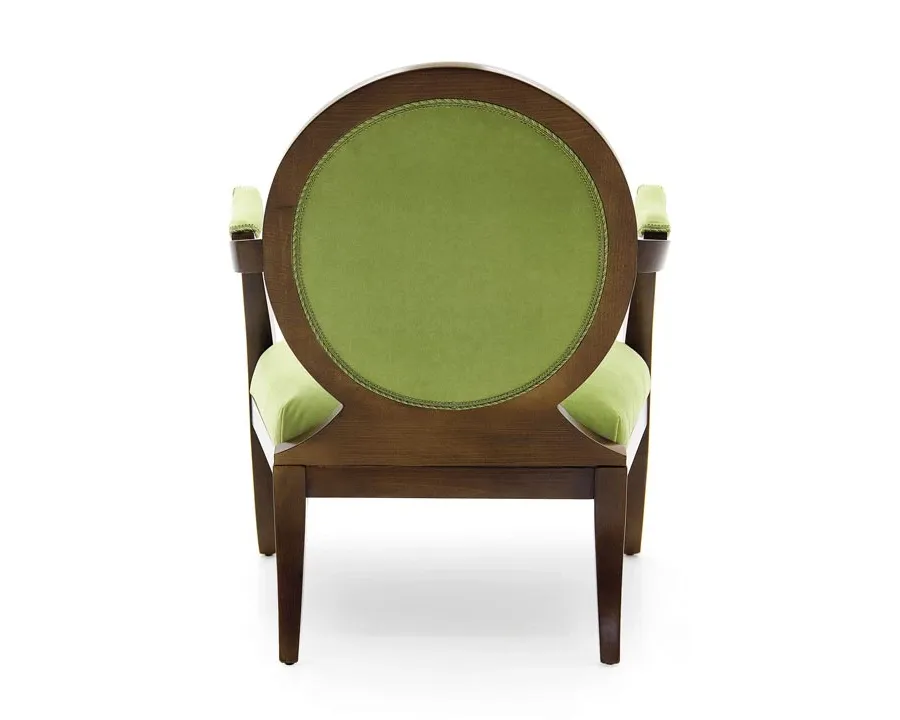 obrazek 2 Zielony wygodny fotel w stylu art deco - Sevensedie
