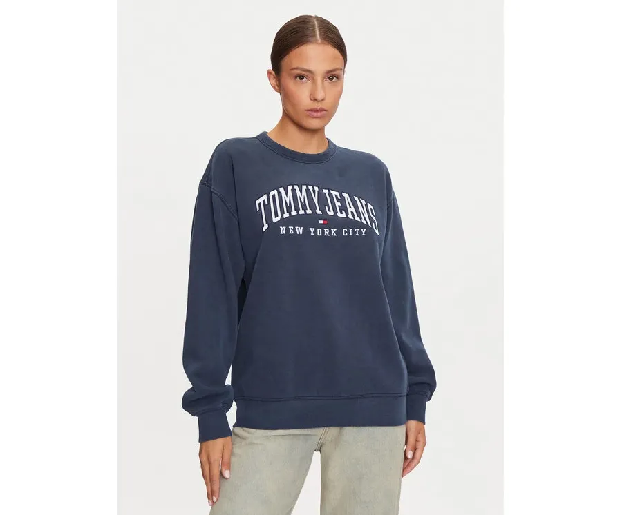 obrazek 1 Tommy Jeans Bluza Varsity DW0DW19824 Granatowy Regular Fit