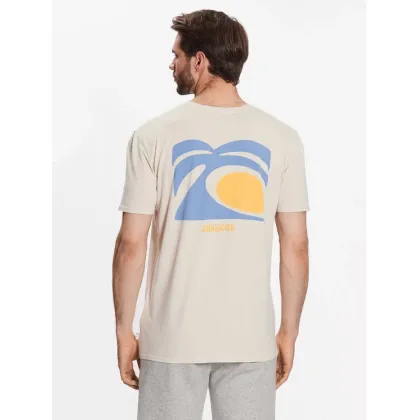 Zdjęcie Quiksilver T-Shirt Arts In Palm EQYZT07249 Beżowy Regular Fit