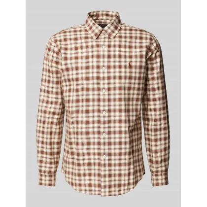 Zdjęcie Koszula casualowa o kroju regular fit z wyhaftowanym logo