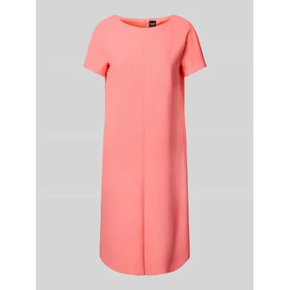 Zdjęcie Sukienka o długości do kolan w jednolitym kolorze model ‘Dizora’