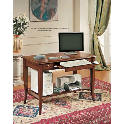 Zdjęcie Włoskie biurko komputerowe, 2 szuflady - Fratelli Mirandola