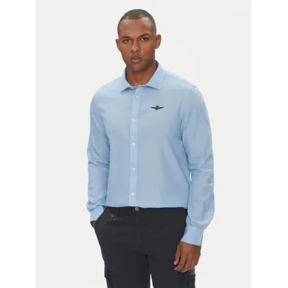 Zdjęcie Aeronautica Militare Koszula 251CA1276CT3292 Niebieski Regular Fit