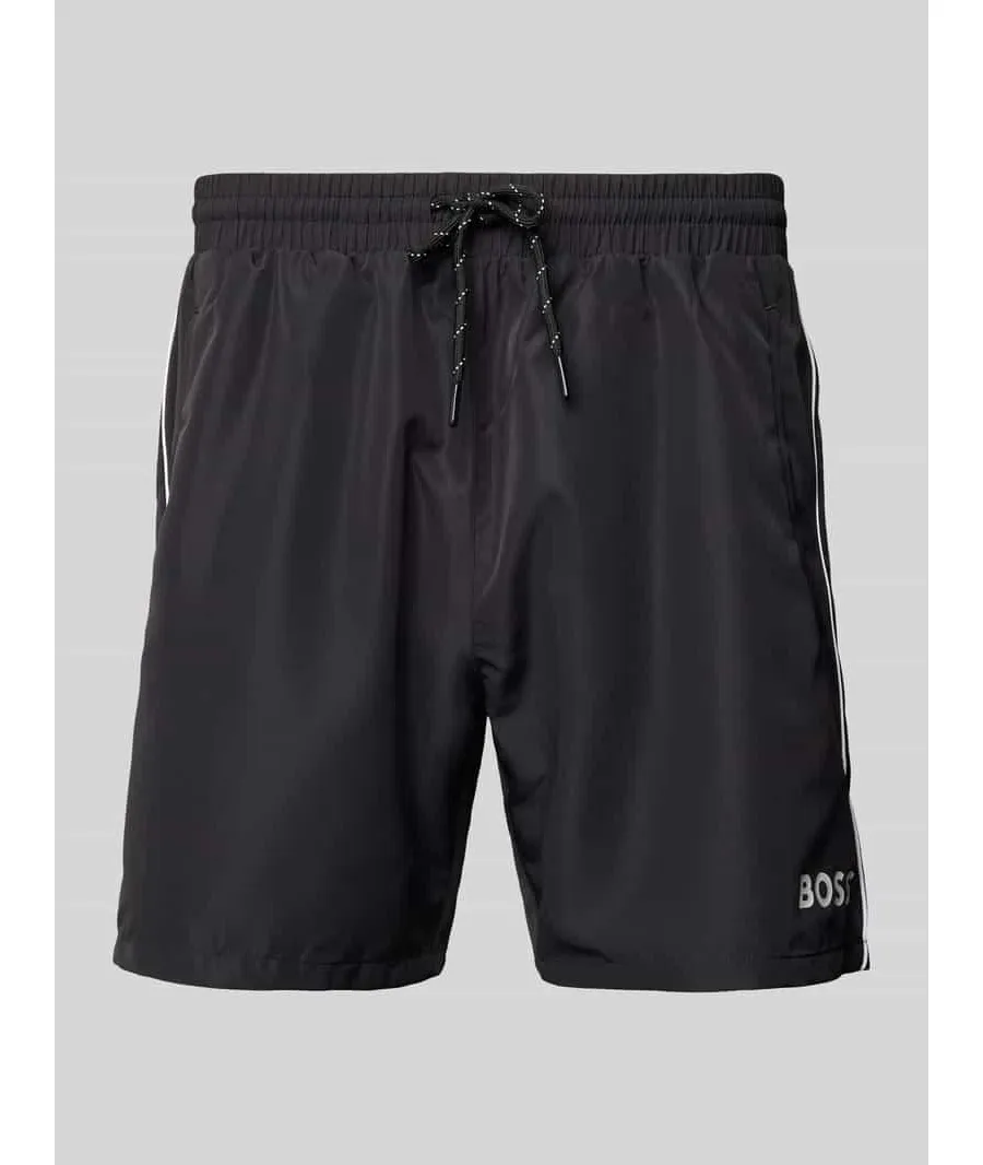 obrazek 1 Spodenki kąpielowe z elastycznym pasem model ‘STARFISH’