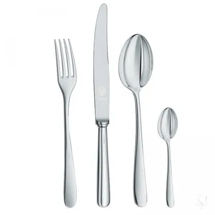 Zdjęcie 76-elementowy stylowy zestaw sztućców w skrzynce - Zaramella Argenti