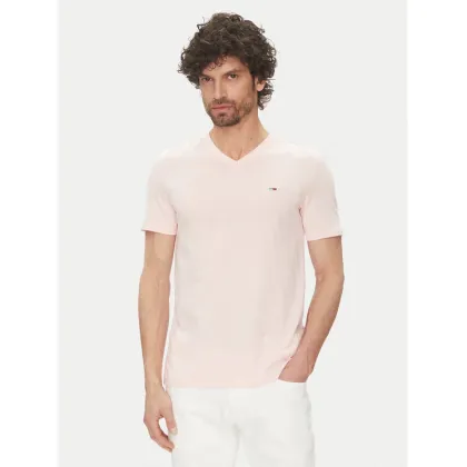 Zdjęcie Tommy Jeans T-Shirt Jaspe DM0DM20364 Różowy Slim Fit