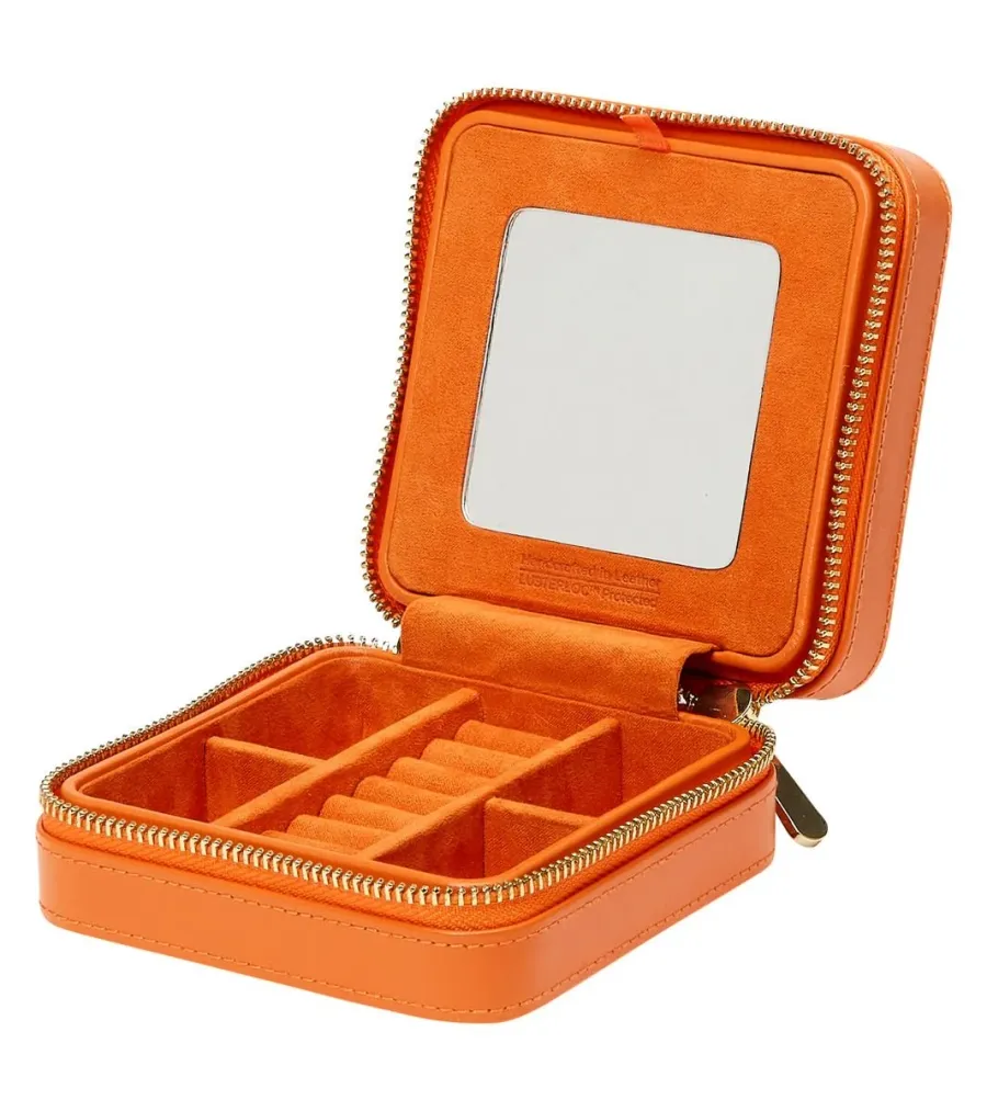obrazek 1 Oryginalne pudełko na biżuterię Maria Small Tangerine