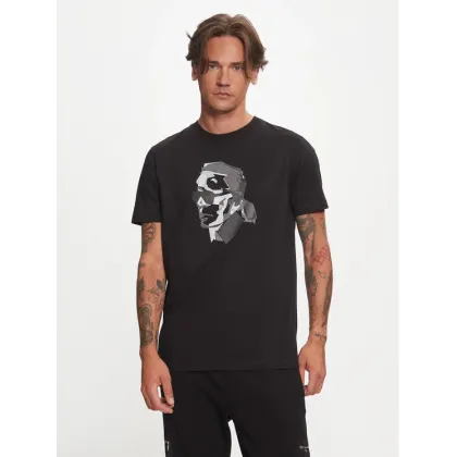 Zdjęcie KARL LAGERFELD T-Shirt 755060 544242 Czarny Regular Fit