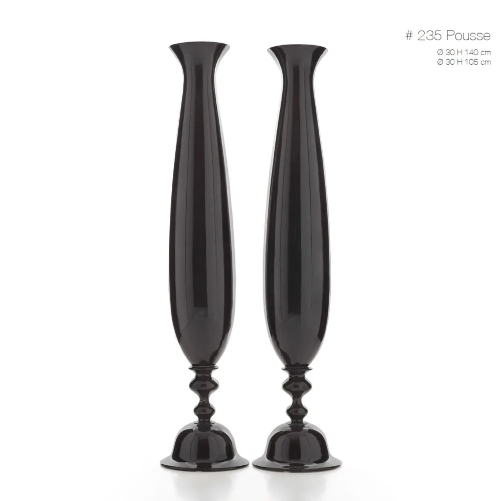 Picture Fascynujący czarny wazon ceramiczny 105cm, 140cm