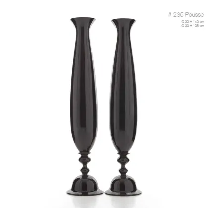Picture Fascinating black ceramic vase 105cm, 140cm