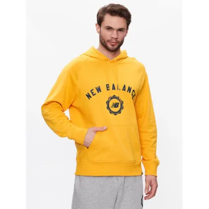 Zdjęcie New Balance Bluza Dukserica Sport Seasonal French Terry MT31901 Żółty Relaxed Fit